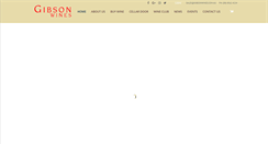 Desktop Screenshot of gibsonwines.com.au